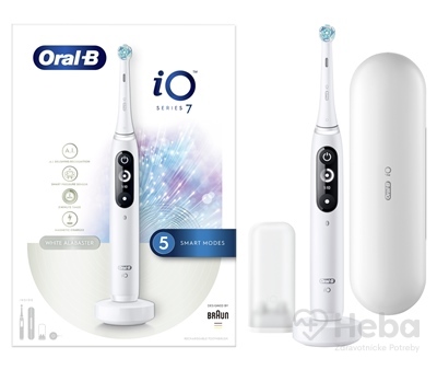 Oral B Elektrická Zubná Kefka iO Series 7 White  Elektrická zubná kefka 1ks