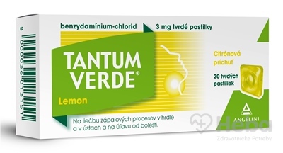 TANTUM VERDE Lemon  pas ord 3 mg (obal papier) 1x20 ks