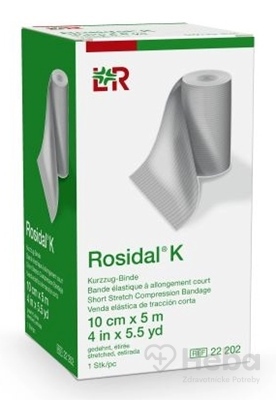 ROSIDAL K 10cmx5m  obväz s krátkym ťahom 1x1 ks
