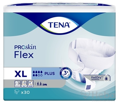 TENA Flex Plus XL  inkontinenčné nohavičky s rýchloupevňovacím pásom 1x30 ks