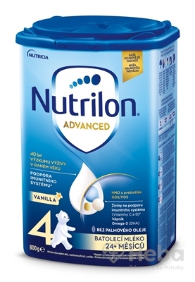 Nutrilon Advanced 4 VANILLA  batoľacia mliečna výživa v prášku (od 24 mesiacov) 1x800 g