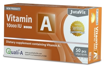 JutaVit Vitamín A 10 000 I.U.  50 kapsúl