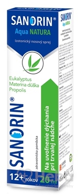 Sanorin Aqua NATURA  nosový sprej 1x20 ml