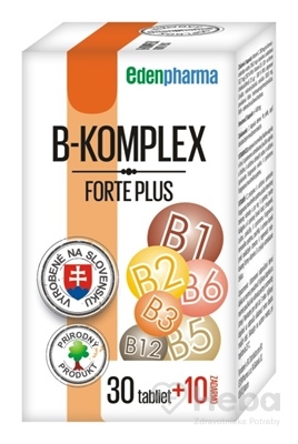 EDENPharma B-komplex Forte Plus  40 tabliet (30+10 zadarmo)
