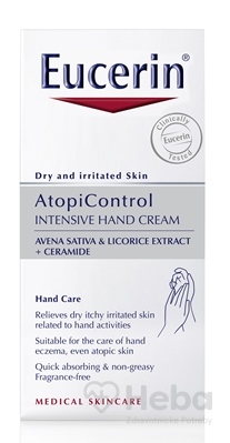 Eucerin AtopiControl Krém na ruky  pre suchú pokožku 1x75 ml