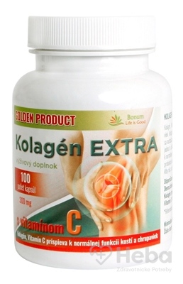 Golden Product Kolagén Extra s vitamínom C 40 mg  100 kapsúl