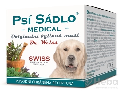 PSIE SADLO Medical Dr. Weiss  originálna bylinná masť 1x75 ml