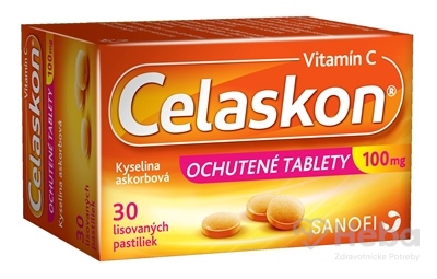 CELASKON 100 mg ochutené tablety  pas ocp (liek. z hnedého skla) 1x30 ks
