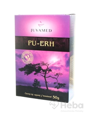 Juvamed Pu-erh Čierny čaj  sypaný 1x50 g