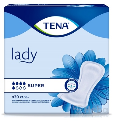 TENA Lady Super  inkontinenčné vložky 1x30 ks