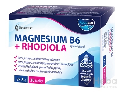 Noventis Magnesium B6 + Rhodiola  30 tabliet