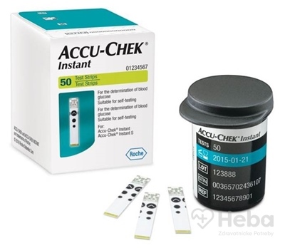 ACCU-CHEK Instant 50  testovacie prúžky do glukomera 1x50 ks
