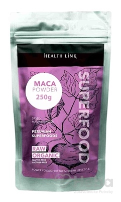 Health Link MACA RAW ORGANIC  prášok 1x250 g