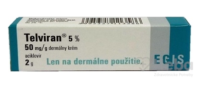 Telviran 5 %  crm (tuba Al) 1x2 g