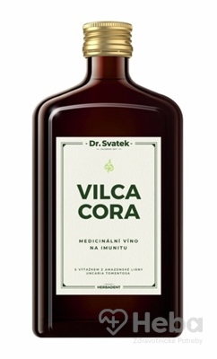 Dr.Svatek VILCACORA sladové víno na imunitu  1x500 ml