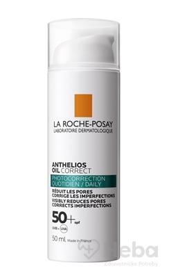 La Roche-Posay Anthelios Oil Correct fotokorekčný denný gél-krém SPF 50+  50 ml gélový krém
