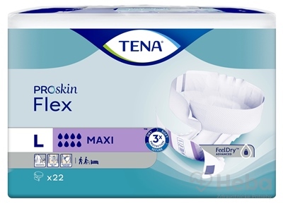 TENA Flex Maxi L  inkontinenčné nohavičky s rýchloupevňovacím pásom 1x22 ks