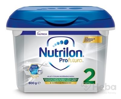 Nutrilon 2 ProFutura Nová  následná mliečna dojčenská výživa v prášku (6-12 mesiacov) (inov.2019) 1x800 g