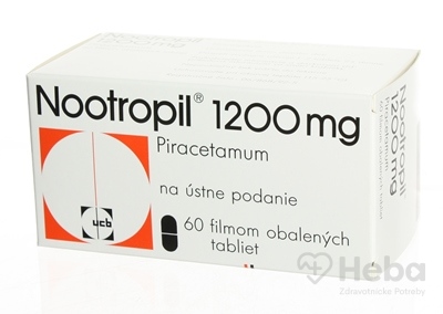 NOOTROPIL 1200 mg  tbl flm (blis.PVC/Al) 1x60 ks