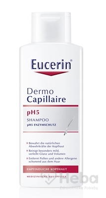 Eucerin DermoCapillaire pH5 šampón  pre citlivú pokožku 1x250 ml