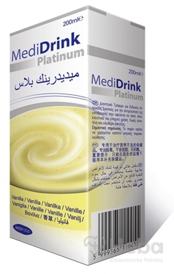 MediDrink Platinum  príchuť vanilková 30x200 ml