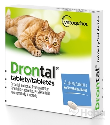 Drontal tablety (pre mačky)  tbl 2 ks