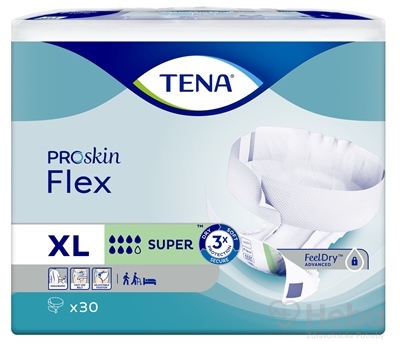 TENA Flex Super XL  inkontinenčné nohavičky s rýchloupevňovacím pásom 1x30 ks