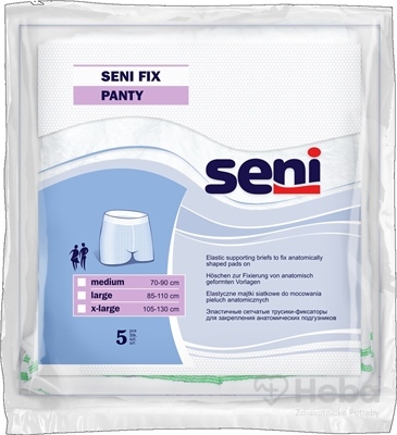 Seni FIX PANTY Large  elastické fixačné nohavičky (obvod 85-120 cm) 1x5 ks