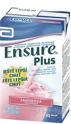 Ensure Plus  jahodová príchuť 1x220 ml