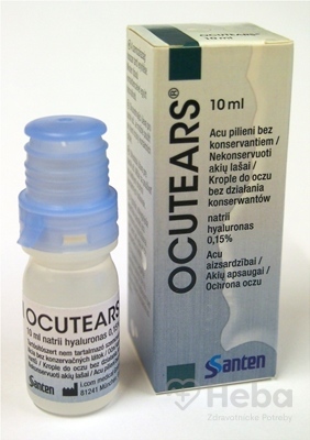 Ocutears  očná viskoelastická instilácia 1x10 ml