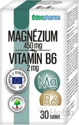 EDENPharma Magnézium + Vitamín B6  30 tabliet