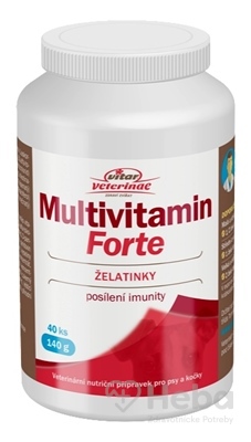 VITAR Veterinae Multivitamín Forte  želatínky 1x40 ks