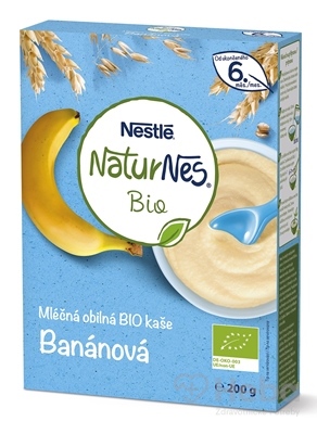 Nestlé NaturNes BIO Banánová  mliečna obilná kaša 1x200 g