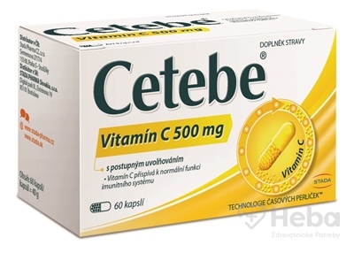 Cetebe Vitamín C 500 mg  60 kapsúl