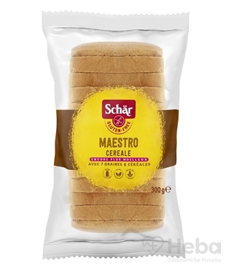 Schär MAESTRO CEREALE chlieb  bezgluténový, viaczrnný, krájaný, 1x300 g