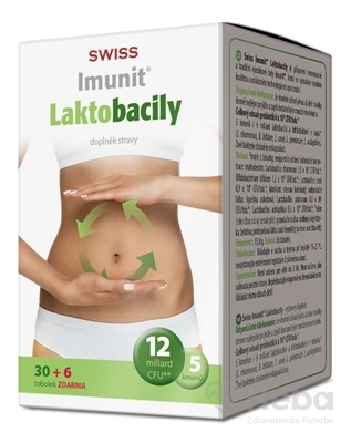 Swiss Imunit Laktobacily  36 kapsúl (30+6 zadarmo)