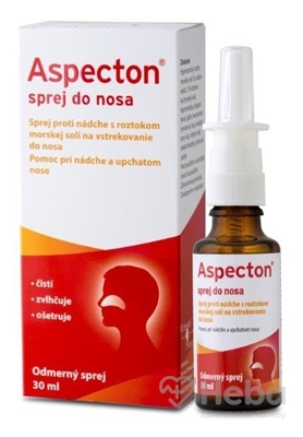 Aspecton sprej do nosa  s éterickými olejmi a dexpantenolom 1x30 ml
