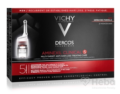 VICHY Dercos Aminexil Clinical 5 pre mužov  (M9119900) 21x6 ml