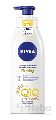 NIVEA Q10 + vitamín C Spevňujúce telové mlieko s vitamínom C, 400ml
