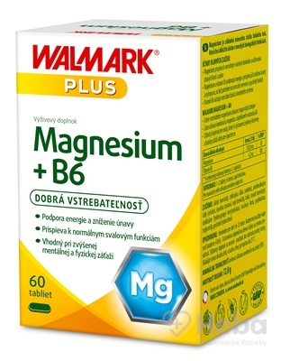 WALMARK Magnesium + B6  60 tabliet