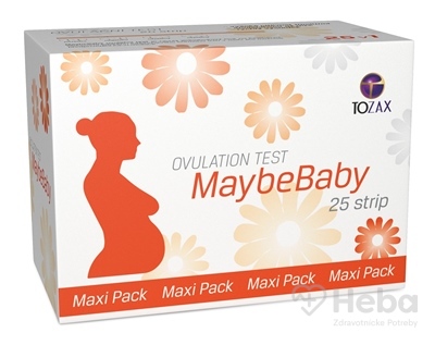 MaybeBaby strip Maxi Pack  ovulačný test (pásik) 1x25 ks