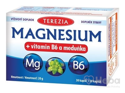 Terezia Magnesium + vitamín B6 a medovka  30 kapsúl