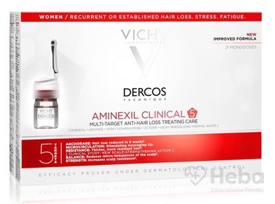 VICHY Dercos Aminexil Clinical 5 pre ženy  (M9120400) 21x6 ml