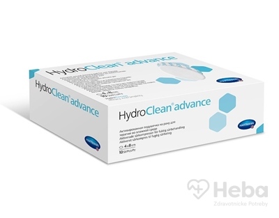 HydroClean advance vankúšik na rany  ovál (4x8 cm) 1x10 ks