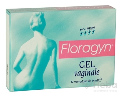 FLORAGYN zvlhčujúci vaginálny gél  6x9 ml (54 ml)