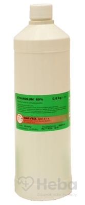 Spiritus Dilutus / Ethanolum 60% - Galvex  1x0,8 kg
