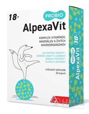 AlpexaVit Probio 18+  30 kapsúl
