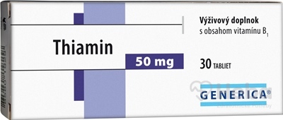 GENERICA Thiamin 50 mg  tbl 1x30 ks
