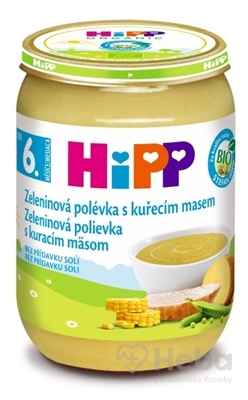 HiPP BIO Zeleninová polievka s kuracím mäsom (190 g)