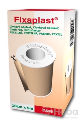 FIXAplast Cievková náplasť  textilná 10cm x 5m, 1x1 ks